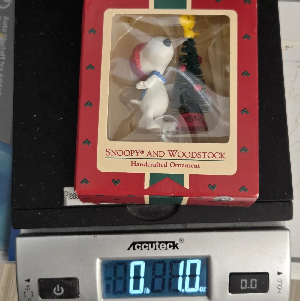 Snoopy and Woodstock‎ Christmas Tree Hallmark Ornament